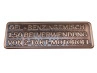 Benzin gemisch Aufkleber Deutsch RealMetal® Kupfer thumb extra