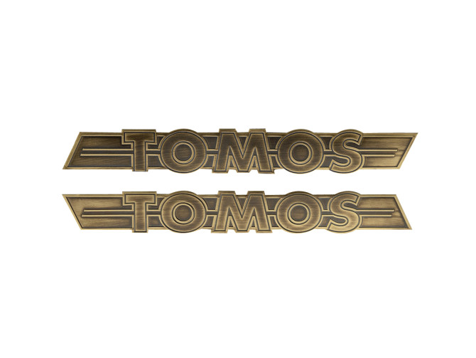 Tank Aufkleber Satz Tomos / Universal RealMetal® Gold product