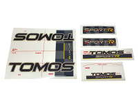 Sticker Tomos Sport'R tank + frame set complete
