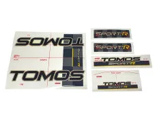 Sticker Tomos Sport'R tank + frame set complete