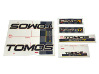 Aufkleber Tomos Sport'R tank + frame Satz Komplett