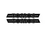 Sticker Tomos logo tank / universeel zwart / wit 200x28mm thumb extra