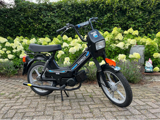 Stuurrol / stuurbeschermer blauw met Tomos logo 205mm product