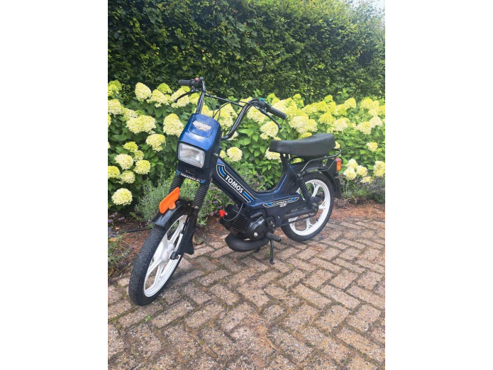 Aufkleber Tomos A3 MS Automatic Dunkel Blau gratis Aufkleber