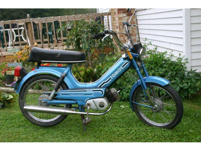 Sticker Tomos 2-Speed Automatic Bullet black / grey