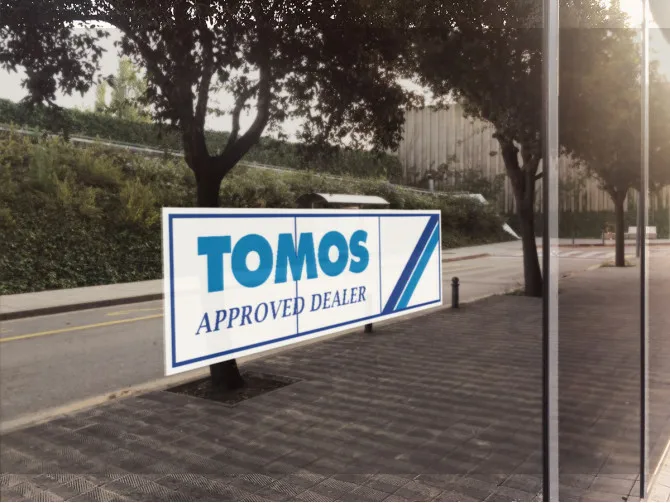  Tomos Approved Dealer Fensteraufkleber product