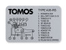 Tomos Type frame sticker A35 RS thumb extra