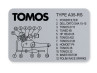 Tomos Type frame sticker A35 RS