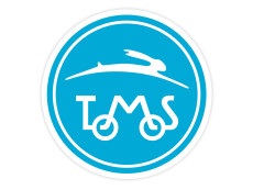 Sticker Tomos logo rond groot 200mm
