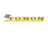 Tank sticker Tomos 4L 1969-1972 finish flag