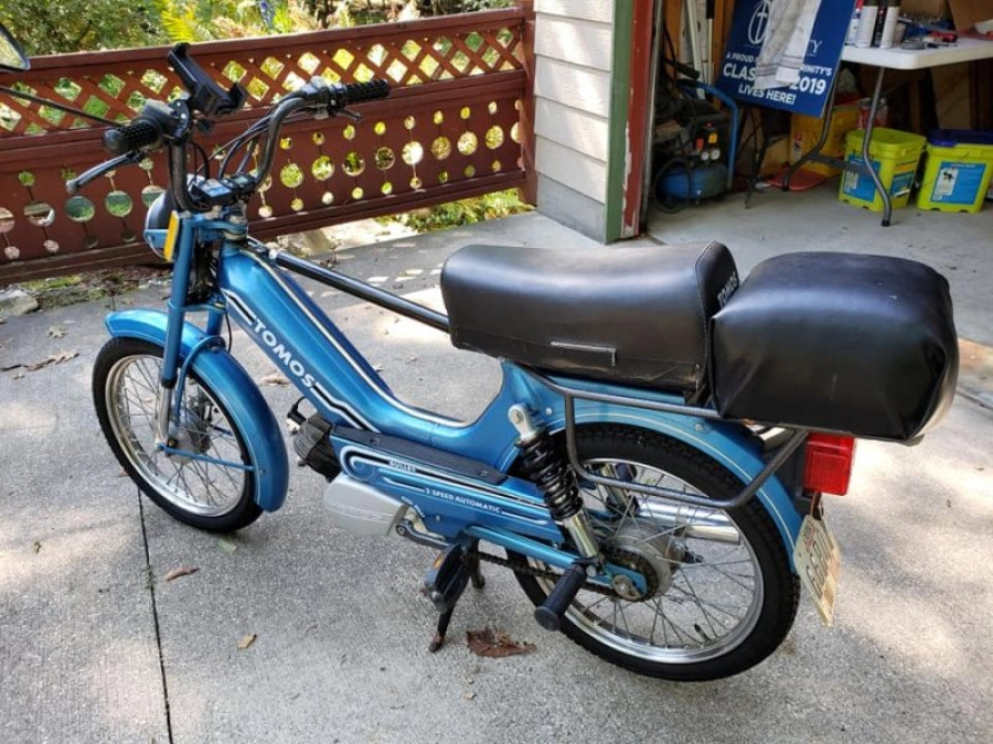 Sticker for Tomos 2-Speed Automatic Bullet in black grey