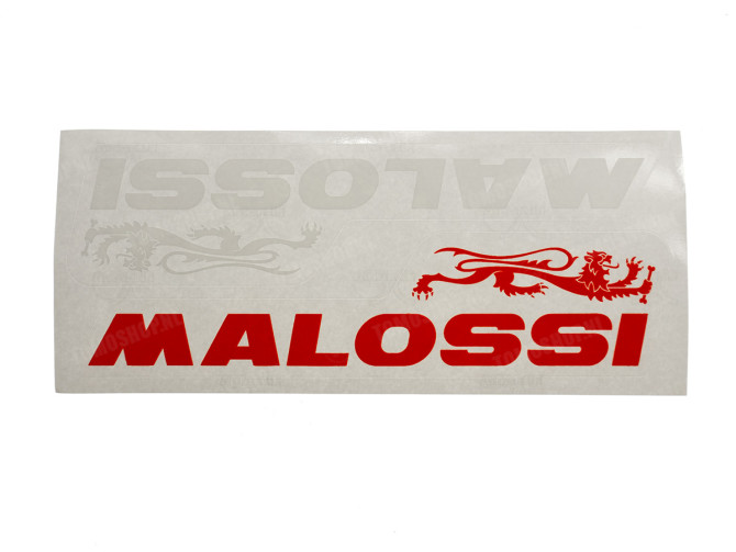 Sticker set Malossi 2-delig middel 145mm main