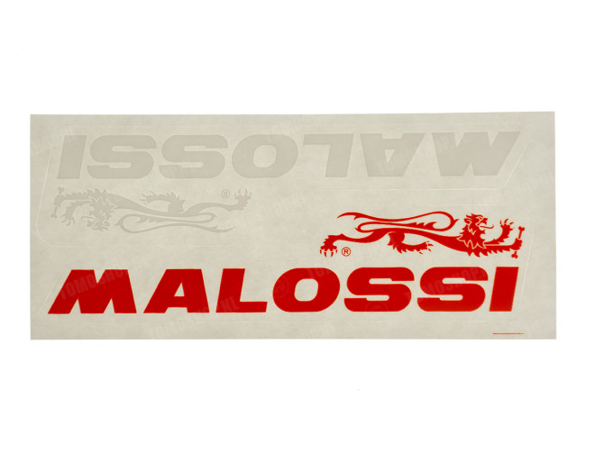 Sticker set Malossi 2-delig groot 240mm main