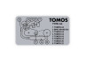 Tomos Type frame sticker A3