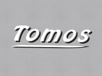 Sticker Tomos wit