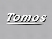 Sticker Tomos wit