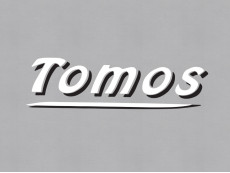 Sticker Tomos wit