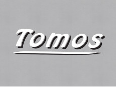 Tomos-Aufkleber weiß