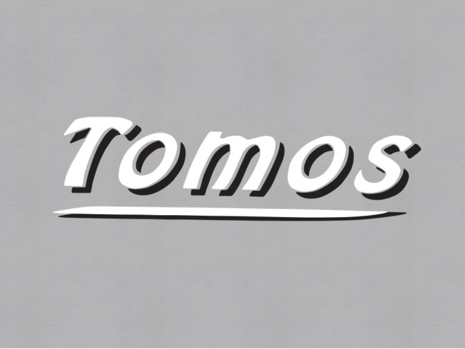 Tomos-Aufkleber weiß product