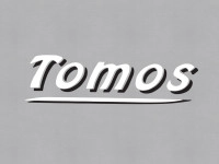 Tomos sticker white