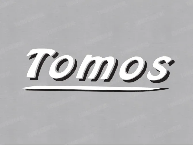 Tomos sticker white main