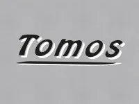 Sticker Tomos zwart