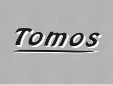 Sticker Tomos zwart