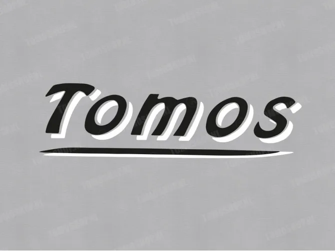 Tomos sticker black main