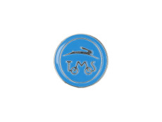 Badge / Emblem Tomos logo Blau 38mm RealMetal Badge / Emblem Tomos logo Blau 38mm RealMetal