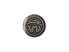 Badge / Emblem Tomos logo Silber 38mm RealMetal Badge / Emblem Tomos logo Silber 38mm RealMetal