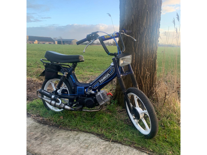 Sticker Tomos A3 MS Automatic donker blauw