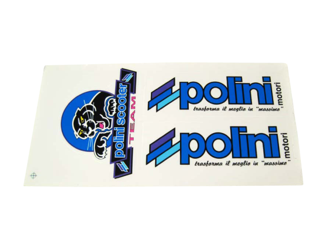 Sticker Polini Scooter Team 3-delig product