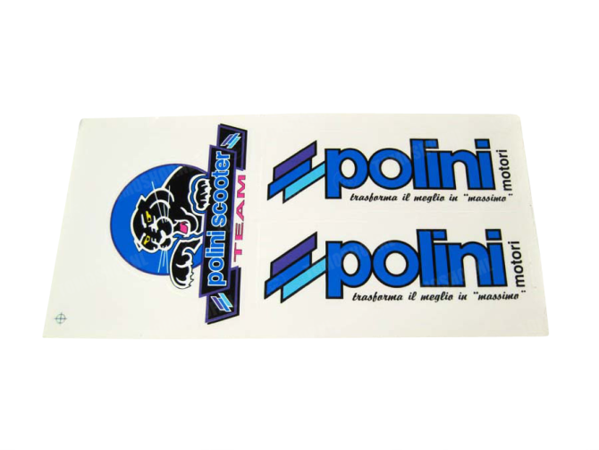 Sticker Polini Scooter Team 3-delig thumb