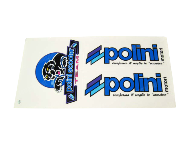 Sticker Polini Scooter Team 3-pieces  main