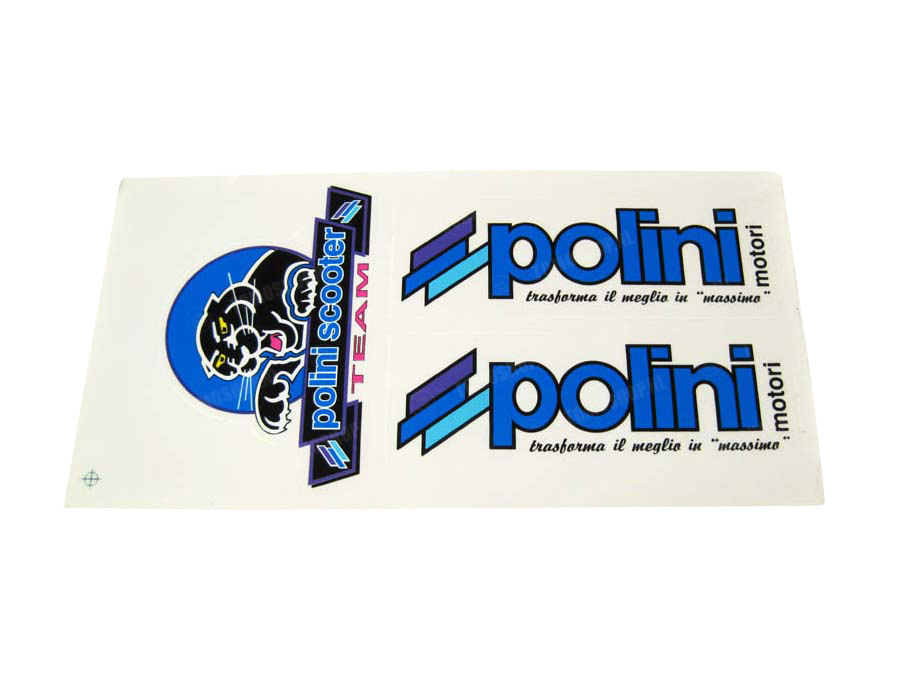 Sticker Polini Scooter Team 3-delig main