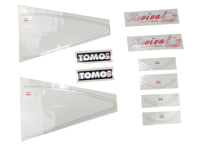 Sticker Tomos Revival / Revival TS tank + frame set product