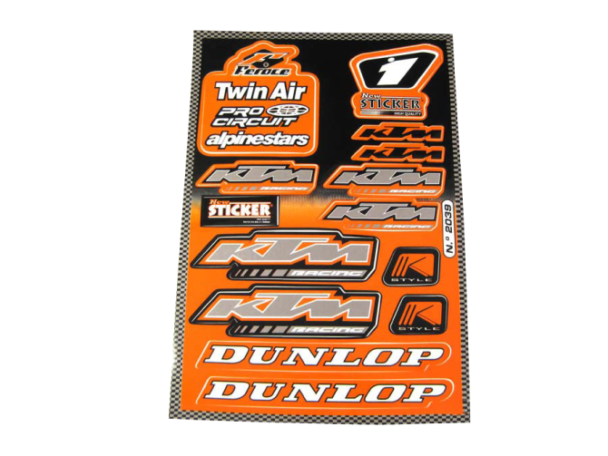 Stickerset KTM 12-piece product