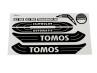 Sticker Tomos A3 MS Automatic wit / zwart set  thumb extra