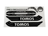 Sticker Tomos A3 MS Automatic white / black set