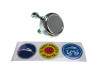 Bell with stickerset Widek chrome 