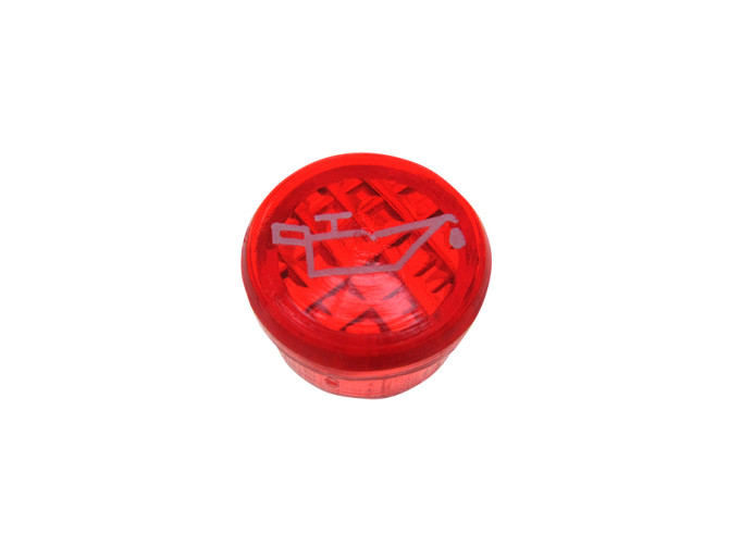 Controleglaasje 10mm rood voor olie product