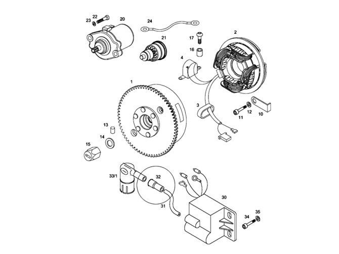 Rubber thule bougiekabel CDI remlichtschakelaar universeel product