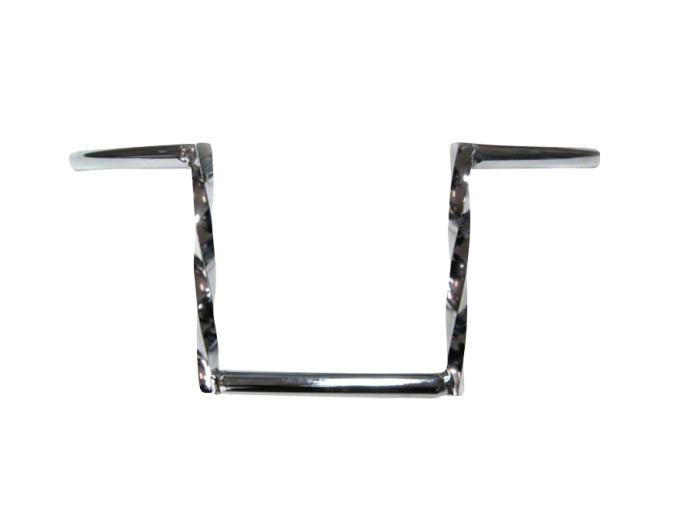 Stuur universeel Custom Twist hoog chroom 