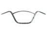 Stuur universeel Cuppini 780x220mm chroom 