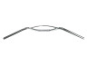 Handle bar universal Cuppini 650x120mm chrome thumb extra