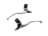 Handle brake set Lusito M84 GR long aluminium / black