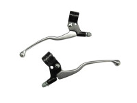 Handle brake set Lusito M84 GR long aluminium / black