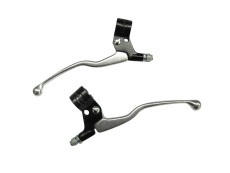 Handle brake set Lusito M84 GR long aluminium / black