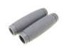 Handle grips ribbed grey 24mm / 22mm thumb extra