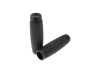 Handle grips ribbed black 24mm / 22mm thumb extra